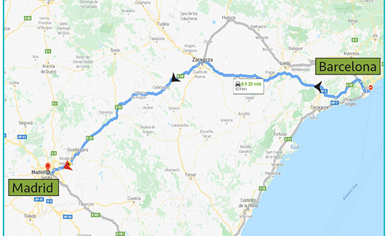 Barcelona & Madrid By Rail