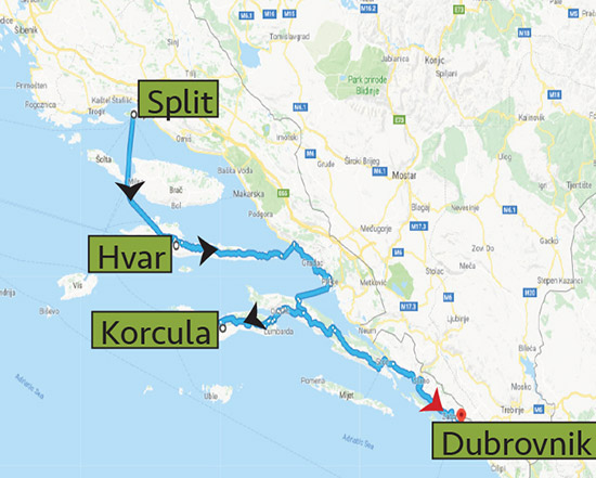 Croatia Island Hopping Tour